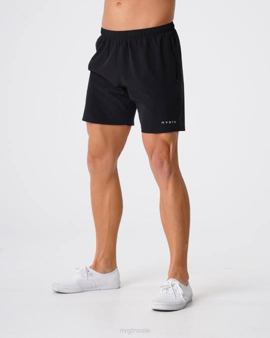 Men NVGTN Black Bottoms Flex Shorts NV6T777