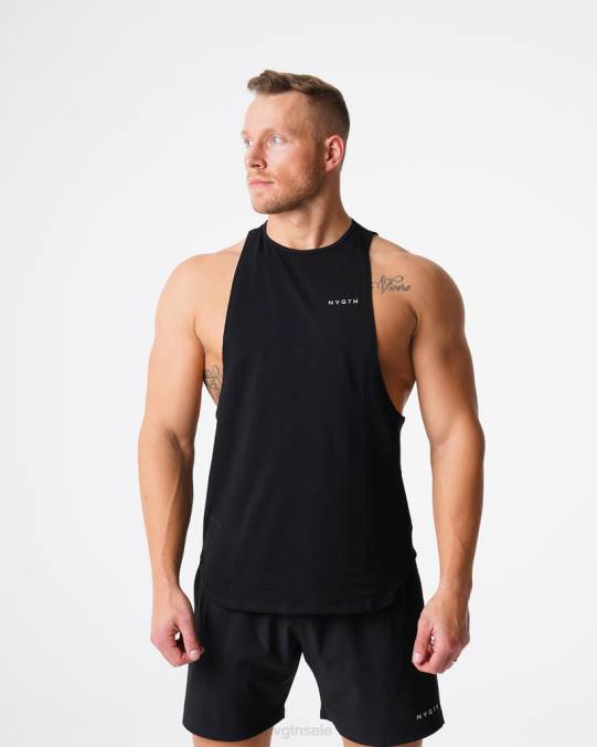 Men NVGTN Black Tops Pulse Edge Tank NV6T772