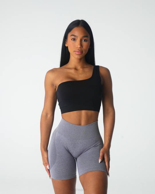 Women NVGTN Black Fitness Passion Seamless Bra NV6T17