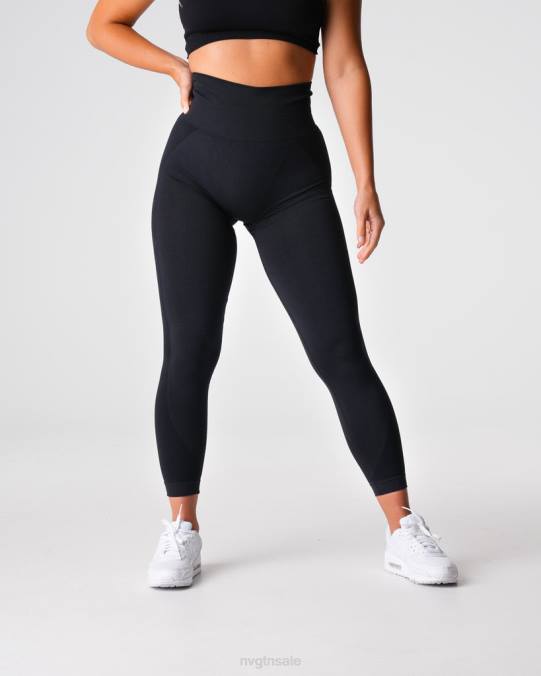 Women NVGTN Black Fitness Contour 2.0 Seamless Leggings NV6T487