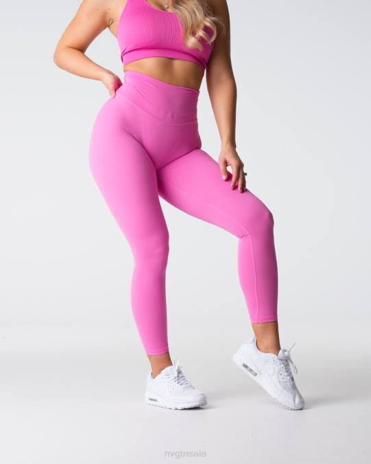 Women NVGTN Bubble Gum Pink Fitness Signature 2.0 Leggings NV6T545