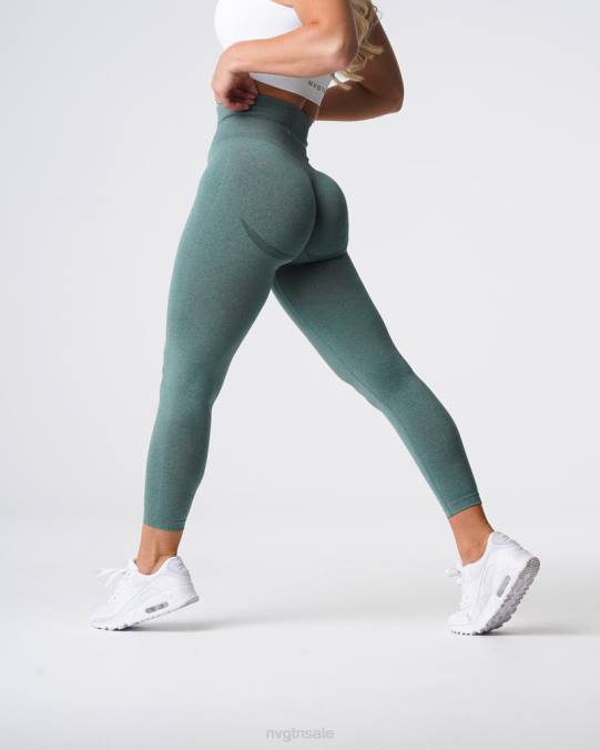 Women NVGTN Forest Green Fitness Curve Seamless Leggings NV6T613