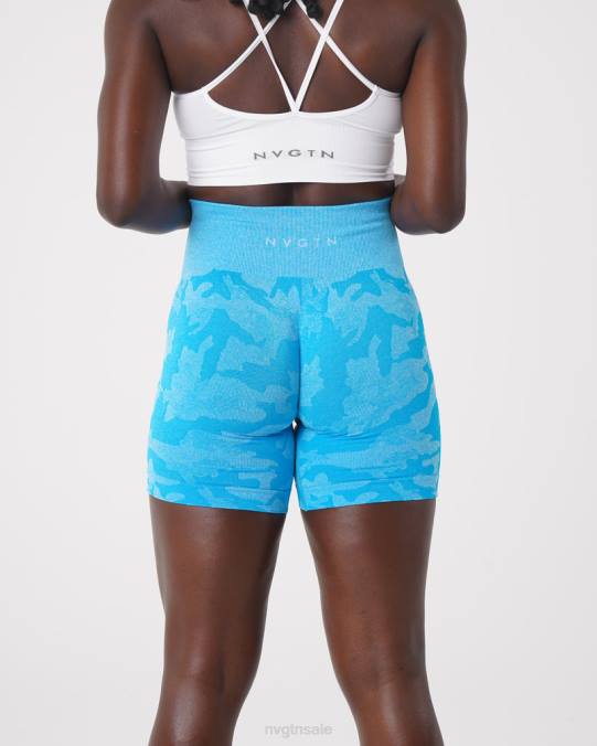 Women NVGTN Caribbean Fitness Camo Seamless Shorts NV6T441