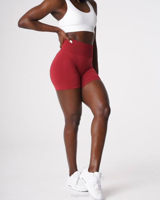 Women NVGTN Carmine Fitness Solid Seamless Shorts NV6T460