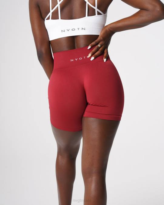 Women NVGTN Carmine Fitness Solid Seamless Shorts NV6T460