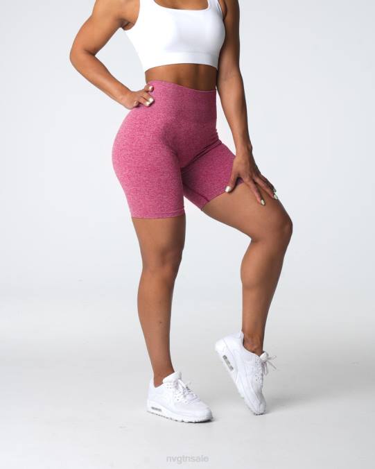 Women NVGTN Crimson Fitness Scrunch Seamless Shorts NV6T404