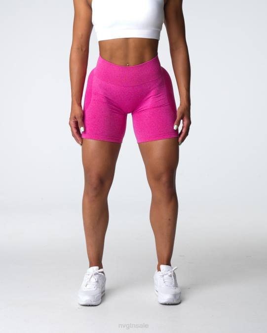 Women NVGTN Fuchsia Fitness Contour Seamless Shorts NV6T327