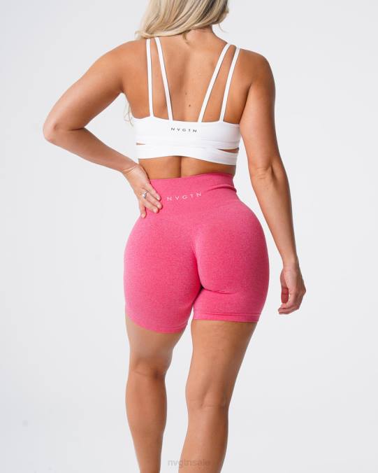 Women NVGTN Hot Pink Fitness Pro Seamless Shorts NV6T375