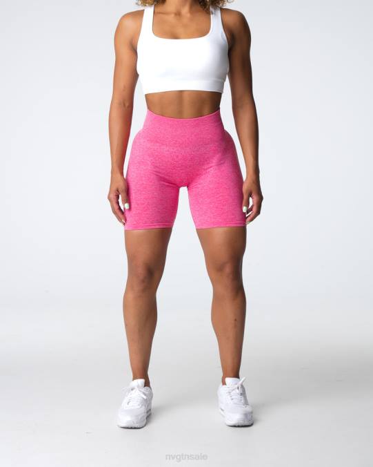 Women NVGTN Hot Pink Fitness Scrunch Seamless Shorts NV6T409