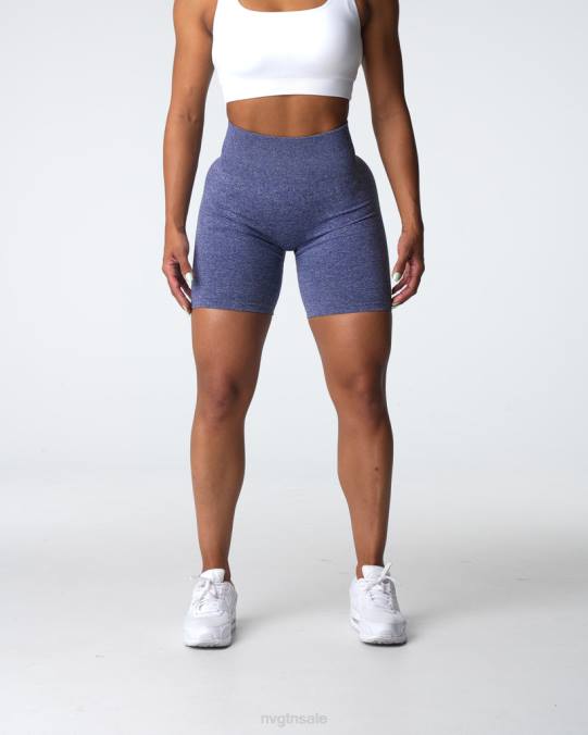 Women NVGTN Indigo Fitness Scrunch Seamless Shorts NV6T400