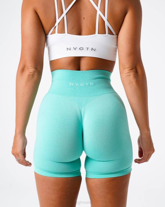 Women NVGTN Mint Fitness Pro Seamless Shorts NV6T379