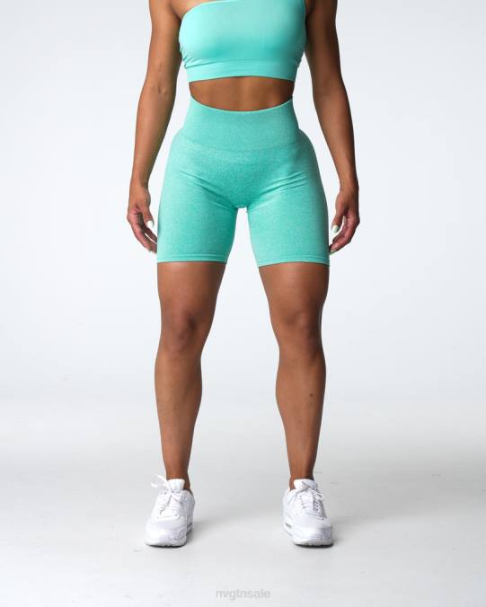 Women NVGTN Mint Fitness Scrunch Seamless Shorts NV6T406