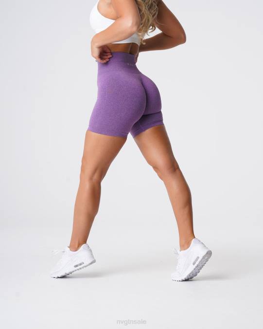 Women NVGTN Violet Fitness Pro Seamless Shorts NV6T373
