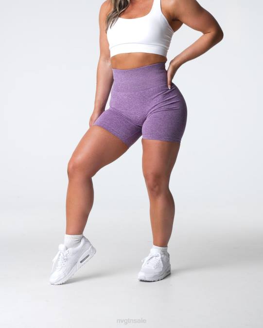 Women NVGTN Violet Fitness Scrunch Seamless Shorts NV6T403